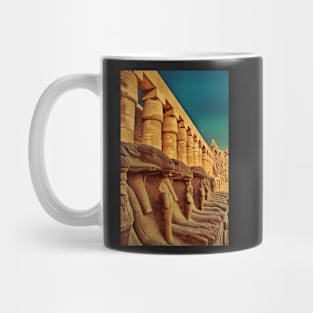 Egypt. Luxor. Karnak Temple. Ram-Headed Sphinxes. Mug